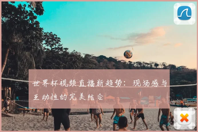 世界杯视频直播新趋势:现场感与互动性的完美结合