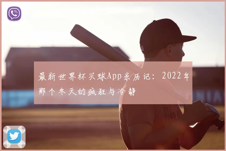 最新世界杯买球App亲历记：2022年那个冬天的疯狂与冷静