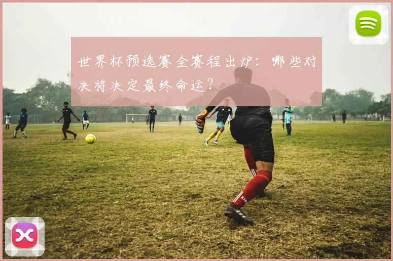 世界杯预选赛全赛程出炉：哪些对决将决定最终命运？