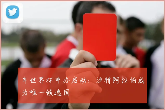 年世界杯申办启动,沙特阿拉伯成为唯一候选国